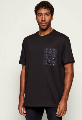 T-shirt męski MCM ze sklepu: Gomez Fashion Store w kategorii: T-shirty męskie - zdjęcie 874714-BD9-10338_M1262M000010014