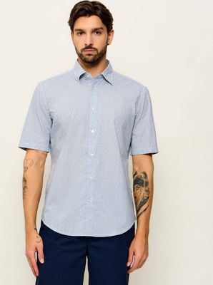 Koszula męska na lato BOSS ORANGE ze sklepu: Gomez Fashion Store w kategorii: Koszule męskie - zdjęcie 874714-BD9-10338_BO262M000032459