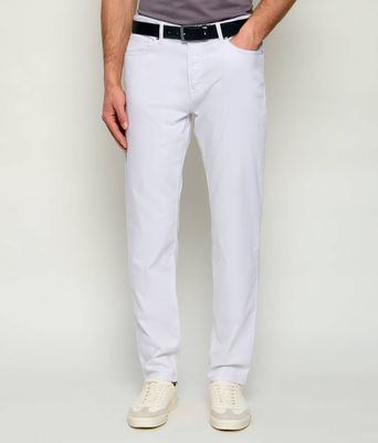 Spodnie męskie letnie BOSS ORANGE ze sklepu: Gomez Fashion Store w kategorii: Spodnie męskie - zdjęcie 874714-BD9-10338_BO262M000050106