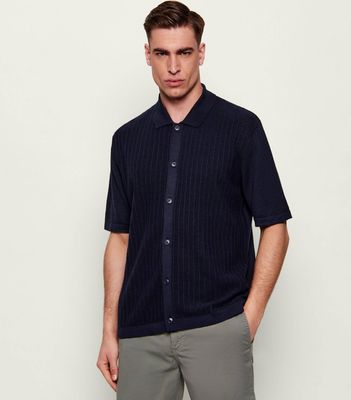 Koszula męska letnia na wiosnę BOSS ORANGE ze sklepu: Gomez Fashion Store w kategorii: Koszule męskie - zdjęcie 874714-BD9-10338_BO262M000086404