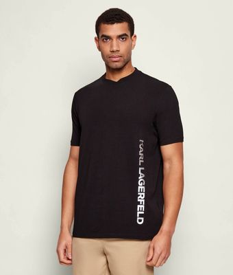 T-shirt męski na lato Karl Lagerfeld ze sklepu: Gomez Fashion Store w kategorii: T-shirty męskie - zdjęcie 874714-BD9-10338_KL255M000191990