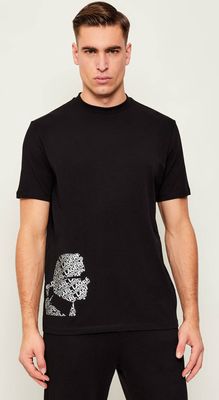 Karl Lagerfeld - T-shirt męski na lato ze sklepu: Gomez Fashion Store w kategorii: T-shirty męskie - zdjęcie 874714-BD9-10338_KL255M000194990
