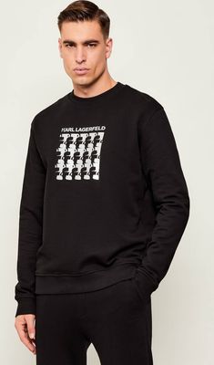 Bluza męska jesienna Karl Lagerfeld ze sklepu: Gomez Fashion Store w kategorii: Bluzy męskie - zdjęcie 874714-BD9-10338_KL255M000197990