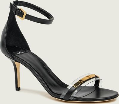 Sandały damskie na wiosnę casual Elisabetta Franchi ze sklepu: Gomez Fashion Store w kategorii: Sandały damskie - zdjęcie 874714-BD9-10338_EF261W000042110