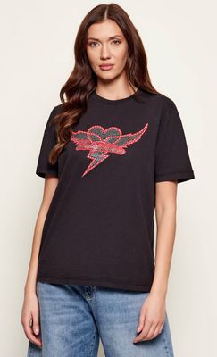 Zadig&Voltaire - Bluzka damska zimowa ze sklepu: Gomez Fashion Store w kategorii: Bluzki damskie - zdjęcie 874714-BD9-10338_ZV262W000055109