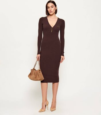 Sukienka na wiosnę Elisabetta Franchi ze sklepu: Gomez Fashion Store w kategorii: Sukienki - zdjęcie 874714-BD9-10338_EF261W000067A07