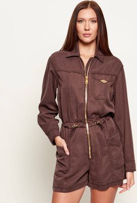 Kombinezon damski casual Elisabetta Franchi ze sklepu: Gomez Fashion Store w kategorii: Kombinezony damskie - zdjęcie 874714-BD9-10338_EF261W000164A07