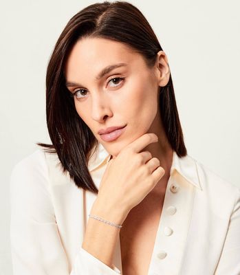 Swarovski - Bransoletka casual wiosenny ze sklepu: Gomez Fashion Store w kategorii: Bransoletki - zdjęcie 874714-BD9-10338_SR255W000004003