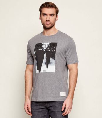 T-shirt męski na lato Emporio Armani ze sklepu: Gomez Fashion Store w kategorii: T-shirty męskie - zdjęcie 874714-BD9-10338_EA262M000034S76