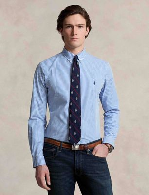 Koszula męska na wiosnę Polo Ralph Lauren ze sklepu: Gomez Fashion Store w kategorii: Koszule męskie - zdjęcie 874714-BD9-10338_PR262M000143FQ8
