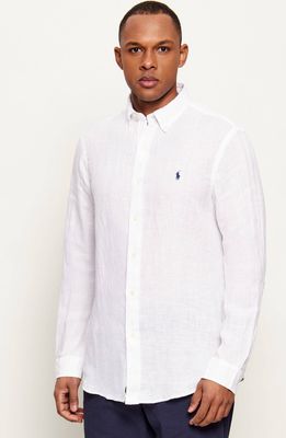 Koszula męska elegancka z klasycznym kołnierzykiem Polo Ralph Lauren ze sklepu: Gomez Fashion Store w kategorii: Koszule męskie - zdjęcie 874714-BD9-10338_PR262M000160SP4