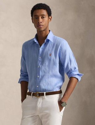 Koszula męska na wiosnę Polo Ralph Lauren ze sklepu: Gomez Fashion Store w kategorii: Koszule męskie - zdjęcie 874714-BD9-10338_PR262M000164SR0