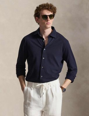 Koszula męska na wiosnę Polo Ralph Lauren ze sklepu: Gomez Fashion Store w kategorii: Koszule męskie - zdjęcie 874714-BD9-10338_PR262M000197S24