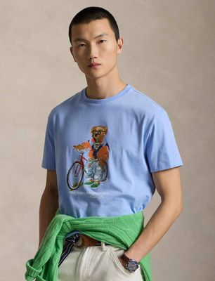 Polo Ralph Lauren - T-shirt męski na lato na wiosnę ze sklepu: Gomez Fashion Store w kategorii: T-shirty męskie - zdjęcie 874714-BD9-10338_PR262M000267TD7