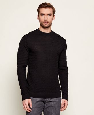 Sweter męski zimowy Emporio Armani ze sklepu: Gomez Fashion Store w kategorii: Swetry męskie - zdjęcie 874714-BD9-10338_EA262M000050M13
