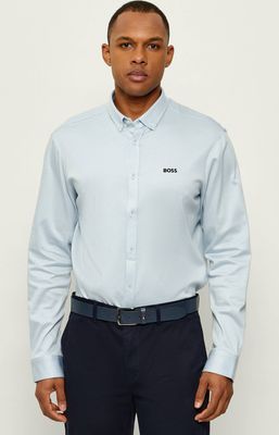 BOSS GREEN - Koszula męska elegancka na wiosnę ze sklepu: Gomez Fashion Store w kategorii: Koszule męskie - zdjęcie 874714-BD9-10338_BG262M000029460