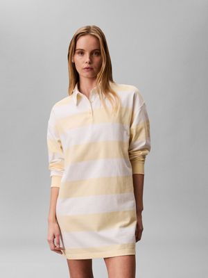 Calvin Klein Jeans - Sukienka casual wiosenna ze sklepu: Gomez Fashion Store w kategorii: Sukienki - zdjęcie 874714-BD9-10338_CJ262W000011D26