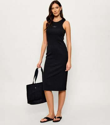 Calvin Klein Jeans - Sukienka elegancka wiosenna ze sklepu: Gomez Fashion Store w kategorii: Sukienki - zdjęcie 874714-BD9-10338_CJ262W000017C64