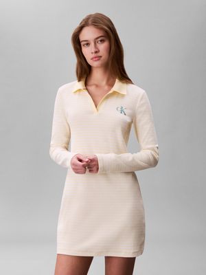 Sukienka na wiosnę Calvin Klein Jeans ze sklepu: Gomez Fashion Store w kategorii: Sukienki - zdjęcie 874714-BD9-10338_CJ262W000061Z89