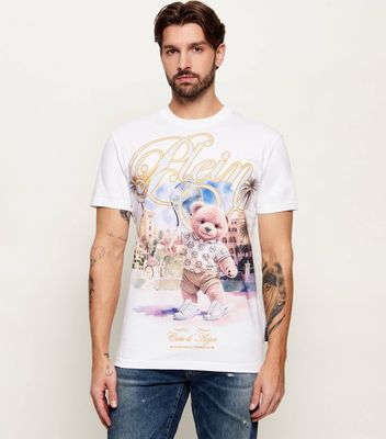 T-shirt męski letni Philipp Plein ze sklepu: Gomez Fashion Store w kategorii: T-shirty męskie - zdjęcie 874714-BD9-10338_PN261M000023001