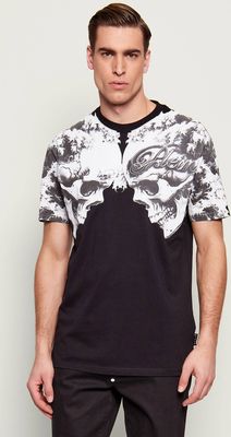T-shirt męski na lato Philipp Plein ze sklepu: Gomez Fashion Store w kategorii: T-shirty męskie - zdjęcie 874714-BD9-10338_PN261M000028002