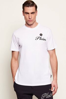 T-shirt męski na wiosnę Philipp Plein ze sklepu: Gomez Fashion Store w kategorii: T-shirty męskie - zdjęcie 874714-BD9-10338_PN261M000031001