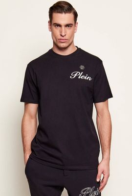 T-shirt męski na lato Philipp Plein ze sklepu: Gomez Fashion Store w kategorii: T-shirty męskie - zdjęcie 874714-BD9-10338_PN261M000031002