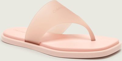 Klapki damskie na lato Calvin Klein ze sklepu: Gomez Fashion Store w kategorii: Klapki damskie - zdjęcie 874714-BD9-10338_CK262W000064088