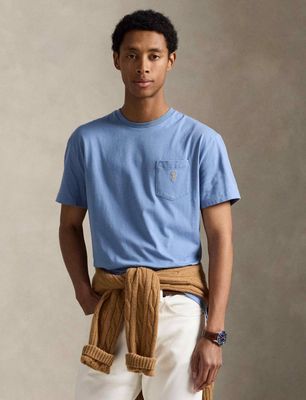 T-shirt męski casual Polo Ralph Lauren ze sklepu: Gomez Fashion Store w kategorii: T-shirty męskie - zdjęcie 874714-BD9-10338_PR255M000262EUM