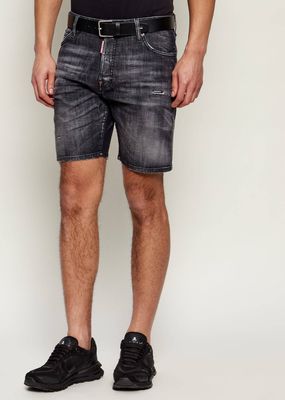 Spodenki męskie młodzieżowe Dsquared2 ze sklepu: Gomez Fashion Store w kategorii: Spodenki męskie - zdjęcie 874714-BD9-10338_DQ261M000059900