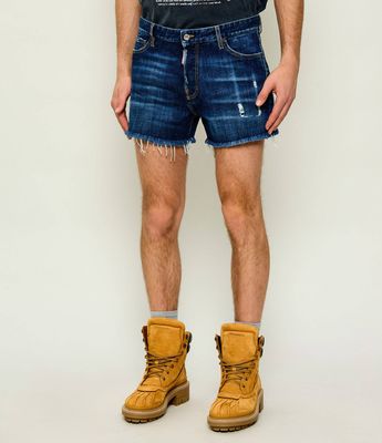 Spodenki męskie Dsquared2 ze sklepu: Gomez Fashion Store w kategorii: Spodenki męskie - zdjęcie 874714-BD9-10338_DQ261M000101470