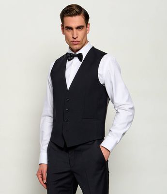 Kamizelka męska elegancka HUGO ze sklepu: Gomez Fashion Store w kategorii: Kamizelki męskie - zdjęcie 874714-BD9-10338_BU262M000031001