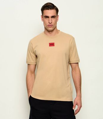 T-shirt męski wiosenny letni HUGO ze sklepu: Gomez Fashion Store w kategorii: T-shirty męskie - zdjęcie 874714-BD9-10338_BU262M000088269