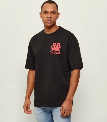 T-shirt męski HUGO ze sklepu: Gomez Fashion Store w kategorii: T-shirty męskie - zdjęcie 874714-BD9-10338_BU262M000150001