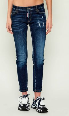 Dsquared2 - Jeansy damskie na wiosnę ze sklepu: Gomez Fashion Store w kategorii: Jeansy damskie - zdjęcie 874714-BD9-10338_DQ261W000005470