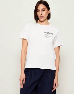 Weekend MaxMara - Bluzka damska elegancka ze sklepu: Gomez Fashion Store w kategorii: Bluzki damskie - zdjęcie 874714-BD9-10338_MW261W000037003
