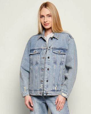 Anine Bing - Kurtka damska na lato ze sklepu: Gomez Fashion Store w kategorii: Kurtki damskie - zdjęcie 874714-BD9-10338_AB261W000029017