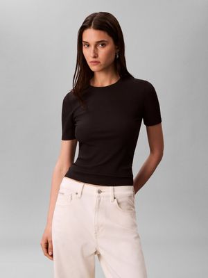 Bluzka damska zimowa Calvin Klein ze sklepu: Gomez Fashion Store w kategorii: Bluzki damskie - zdjęcie 874714-BD9-10338_CK262W000125544