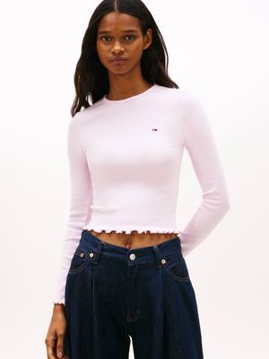 Bluzka damska na zimę Tommy Jeans ze sklepu: Gomez Fashion Store w kategorii: Bluzki damskie - zdjęcie 874714-BD9-10338_TM262W000100D33
