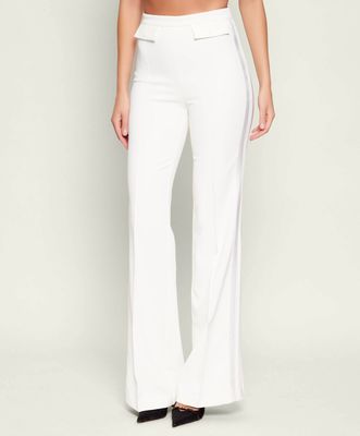 Spodnie damskie Elisabetta Franchi ze sklepu: Gomez Fashion Store w kategorii: Spodnie damskie - zdjęcie 874714-BD9-10338_EF262W000038360