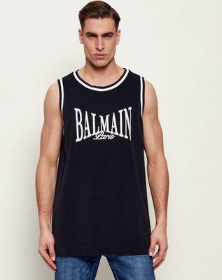 T-shirt męski elegancki BALMAIN ze sklepu: Gomez Fashion Store w kategorii: T-shirty męskie - zdjęcie 874714-BD9-10338_BA262M000007056