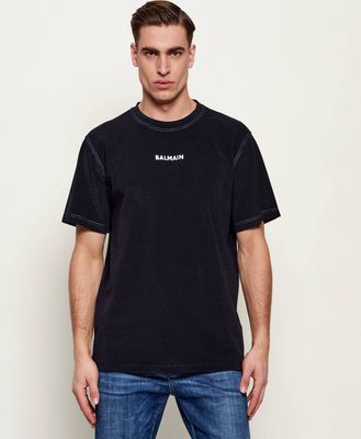 T-shirt męski elegancki BALMAIN ze sklepu: Gomez Fashion Store w kategorii: T-shirty męskie - zdjęcie 874714-BD9-10338_BA262M000009056
