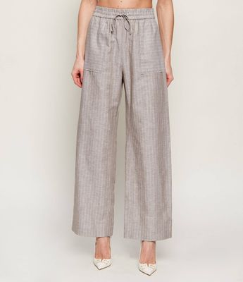 Spodnie damskie retro na wiosnę MM ze sklepu: Gomez Fashion Store w kategorii: Spodnie damskie - zdjęcie 874714-BD9-10338_ML262W000004004