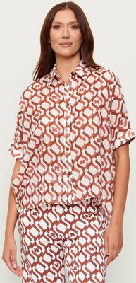 Koszula damska na lato MM ze sklepu: Gomez Fashion Store w kategorii: Koszule damskie - zdjęcie 874714-BD9-10338_ML262W000013002