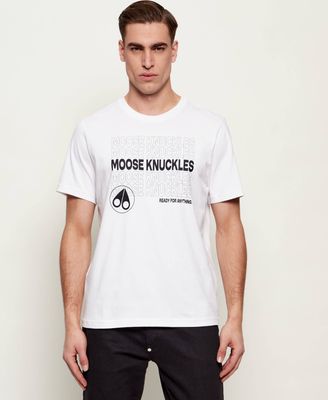 T-shirt męski Moose Knuckles ze sklepu: Gomez Fashion Store w kategorii: T-shirty męskie - zdjęcie 874714-BD9-10338_MN262M000014942