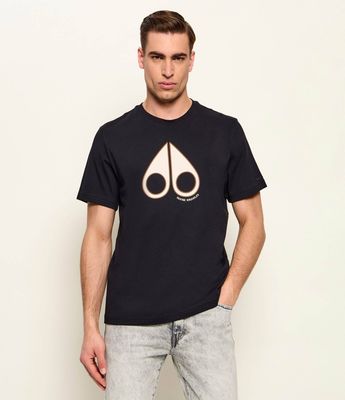 T-shirt męski Moose Knuckles ze sklepu: Gomez Fashion Store w kategorii: T-shirty męskie - zdjęcie 874714-BD9-10338_MN262M000017392