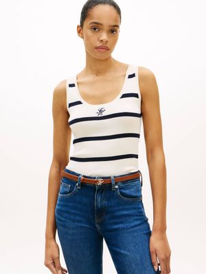 Bluzka damska na wiosnę Tommy Hilfiger ze sklepu: Gomez Fashion Store w kategorii: Bluzki damskie - zdjęcie 874714-BD9-10338_TH262W000198L77