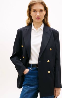 Tommy Hilfiger - Marynarka elegancki ze sklepu: Gomez Fashion Store w kategorii: Marynarki damskie - zdjęcie 874714-BD9-10338_TH262W000207F71