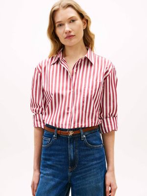 Tommy Hilfiger - Koszula damska casualowa ze sklepu: Gomez Fashion Store w kategorii: Koszule damskie - zdjęcie 874714-BD9-10338_TH262W000209O17