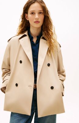 Płaszcz damski letni Tommy Hilfiger ze sklepu: Gomez Fashion Store w kategorii: Płaszcze damskie - zdjęcie 874714-BD9-10338_TH262W000211G71